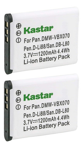 700mah Batería Para Panasonic Vw-vbx070 Vw-vbx070-w, Vw-vbx0 1