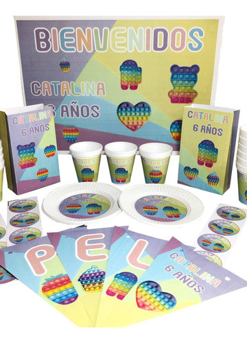 Cotillón Infantil Personalizado X 20  Pop It 0