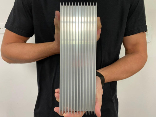 Dissipador Calor Alumínio 104mm X 25mm Com 100cm 1