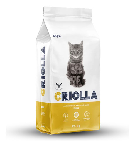 Criolla Gatos Alimento Balanceado Racion 25kg 0