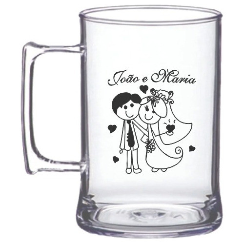 100 Canecas Personalizadas Chopp Acrilica  450ml Frent/vers 0