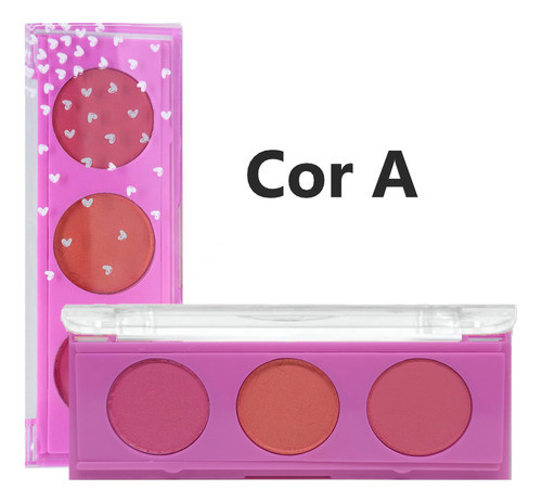 12 Paleta Trio De Blush Ly0127 -kit Lyrics Atacado 1