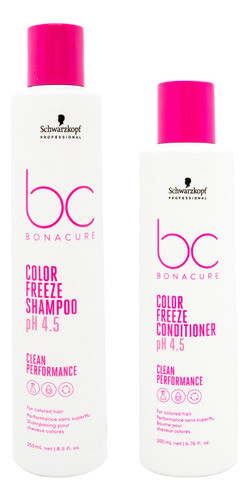 Schwarzkopf Color Freeze Shampoo + Acondicionador Chico 6c 0