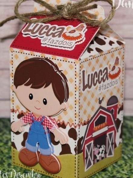 10 Cajitas Milk Box En 3d 2 La Granja Nene 1