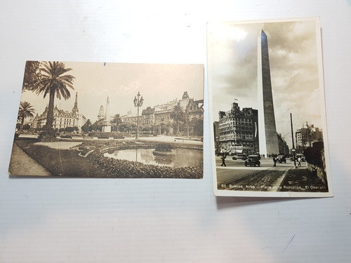 Antigua Postal Buenos Aires Lote X 2 Ro 2053 0