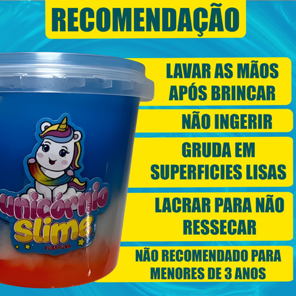Slime Gelele Unicornio 3 Cores Slime Geleinha 180g 1 Slime Gelele Unicornio 3 Cores Slime Geleinha 180g 1