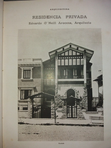 Coleccion 12 Revista Arquitectura 1924 Residencias Uruguayas 1