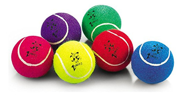 Zanies Tennis Ball Teasers Surtido De 6 Paquetes 1