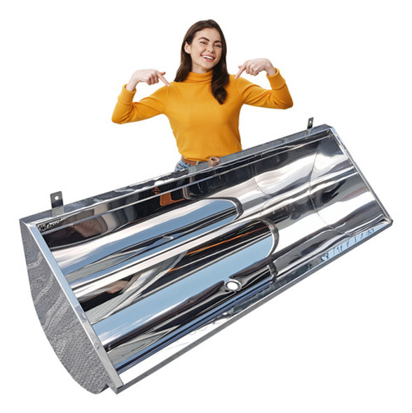 Mictório Padrão Coletivo Em Aço Inox - 1,20 Metros 0