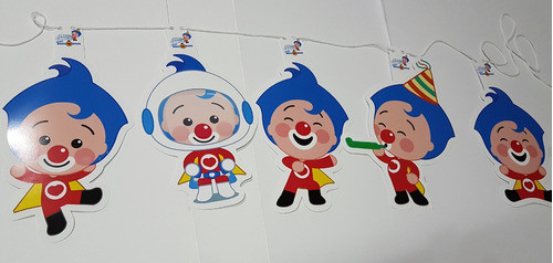 Banderin Figuras Payasito Colgantes Deco Payaso Plim Plim 1