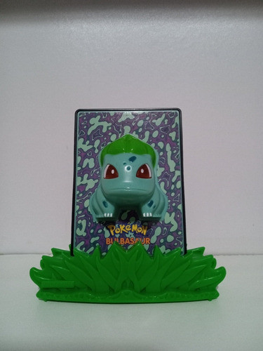 Pokemon 3d Power Cards 2000 Burger King Toy - Bulbasaur 0