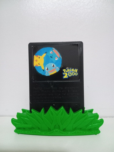 Pokemon 3d Power Cards 2000 Burger King Toy - Bulbasaur 1