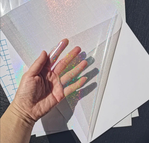 Laminado En Frío A4 Holográfico X 10 Unid. Modelo Sand Star 1