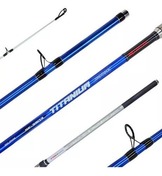 Caña Caster Titanium 3.90m 3 Tramos Surfcasting  100-200g 0