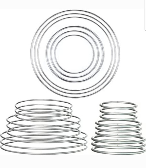 Kit Combo 10 Aros Metal Medida 10 A 30cm Atrapasueño Mandala 0