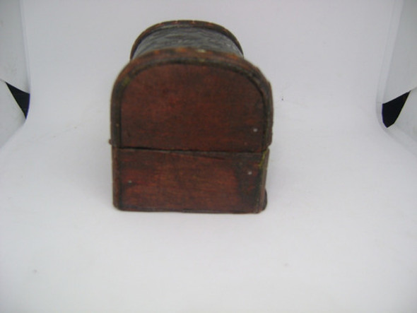 Antiguo Cofrecito O Alhajero En Madera Fina Traido De India 1