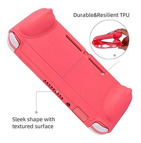 Estuche Chin Fai Grip Con Protector De Pantalla Para Nintend 1
