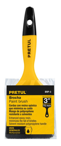 Brocha Uso General De 3´´ 75mm Pretul 21528 1