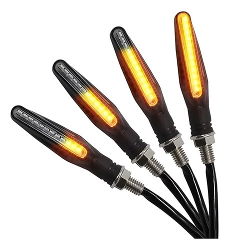 Guiño Moto Secuencial Kit X2 12v Led Progresivo Universal 1