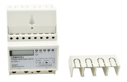 Medidor De Consumo Electrico Trifasico Kwh 380v 100a Display 1