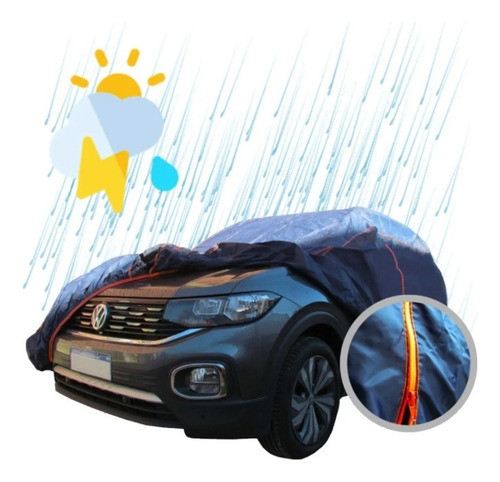 Cubre Coche Auto Tricapa Fiat Uno Novo 500 Punto Palio Mobi 1