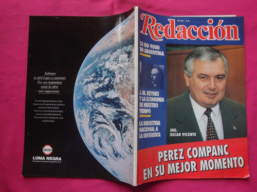 Revista Redaccion N° 261 1996 Perez Companc Su Mejor Momento 0