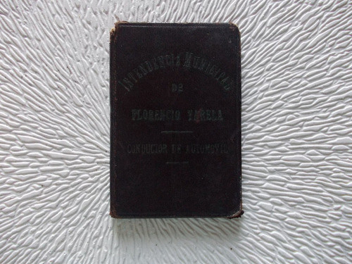 4274-carnet Usado Conductor Florencio Varela  1935 Cuero 0