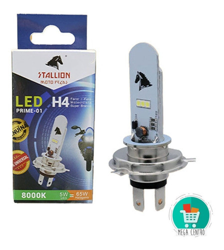 Lampada H4 Original Super Led 8000k Dafra Speed 150 1