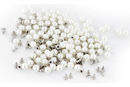 Conjunto De Rebites E Pérolas Para Artesanato Diy 100 0