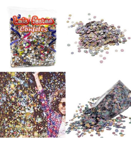 Kit 5 Confete Carnaval Confetes De Papel Colorido Carnaval 1