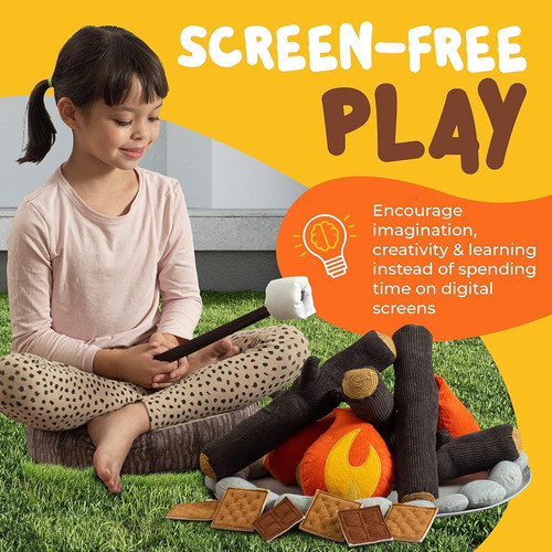 ~? Pathfinder Pandas Pretend Campfire Set Para Niños Con S'm 1