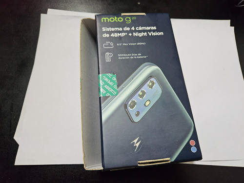 Solo La Caja Del Motorola G20 Sin Nada Adentro 1