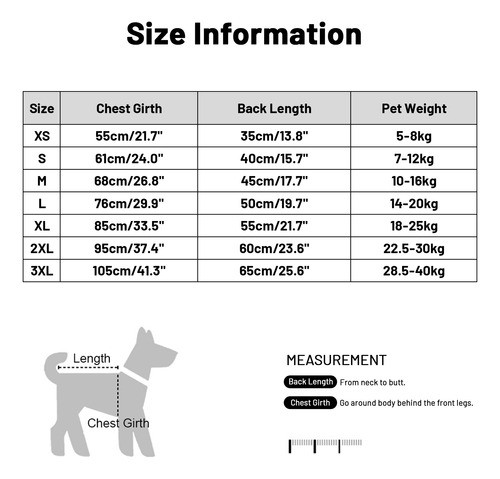 Casaco Ao Ar Livre Para Cães, Frente Para Cães, Pernas Imper 1
