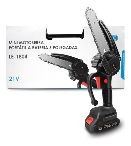 Mini Motoserra Portatil 21v Sabre 6 Pol 15cm - 2 Bat Maleta 1