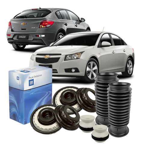 Kit Coxim Batente Dianteiro Gm Cruze 2012 2013 2014 2015 16 0