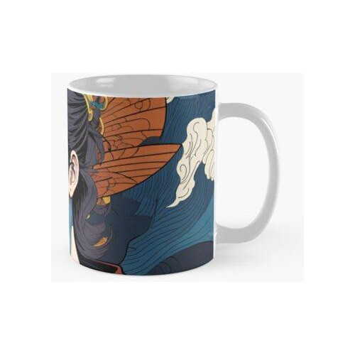 Taza Personaje De Anime Colorido En Estilo De Pintura Japone 0