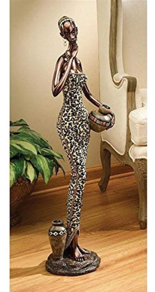 ~? Diseño Toscano African Water Gatherer Statue 1 ~? Diseño Toscano African Water Gatherer Statue 1