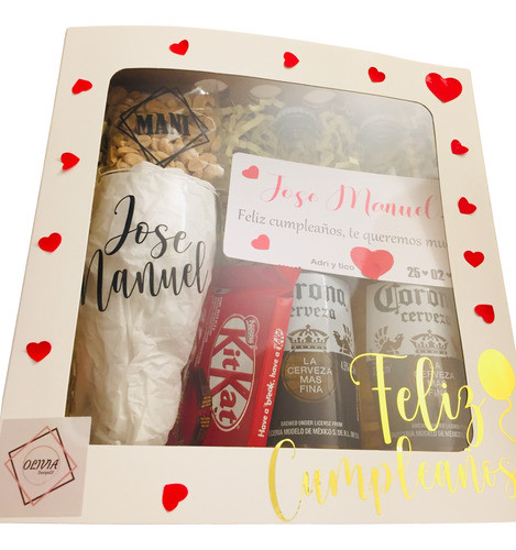 Caja De Regalo Con Cerveza Personalizada 0