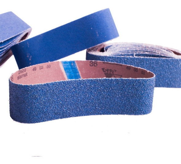 Lija Banda Tela 75x2000 Zirconio Ceramico  Sia Suizo 80-120 0