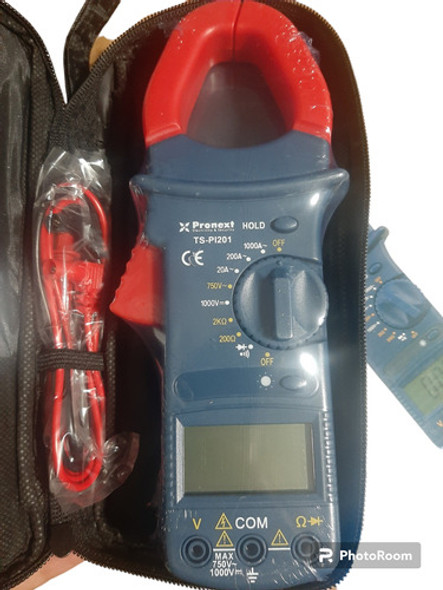 Pinza Amperométrica Digital Pronext Modelo Ts-pi201 1