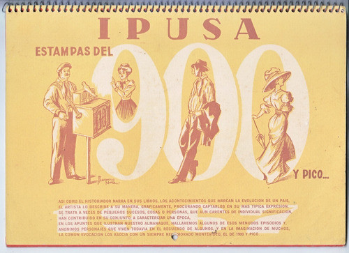 1967 Almanaque Ipusa Estampas Del 900 Arte Fernandez Muniz 0