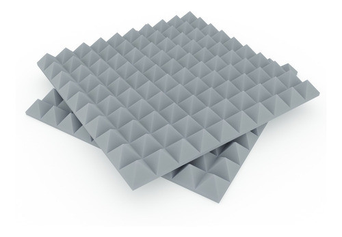 Panel Acústico Piramide Premium Ignifugo 600x600x50 Mm 0