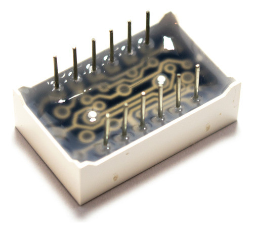 10 Displays 7 Segmentos 0.36 Triple Catodo Comun Verde 1