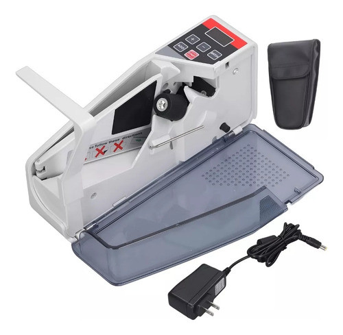 Contadora De Billetes Portatil Display Lcd + Fuente + Funda 0