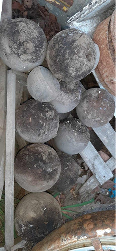Bochas Antiguas De Madera 9 Y 12 Cm. Leer Bien Descripción 0