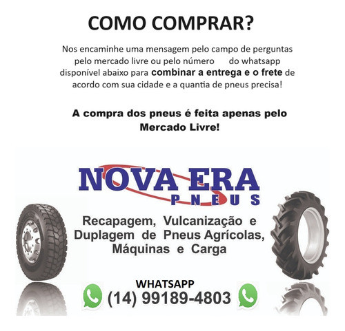Pneu 1000x20 / 10.00 X 20/ 1000-20 12xs/ Juros 1