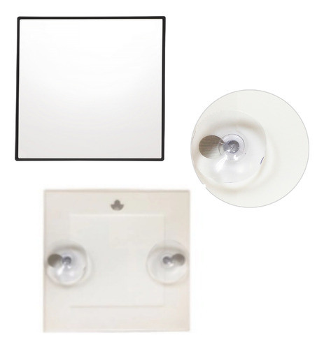 Espelho De Aumento Com Ventosas Para Banheiro 2 Tamanhos 1