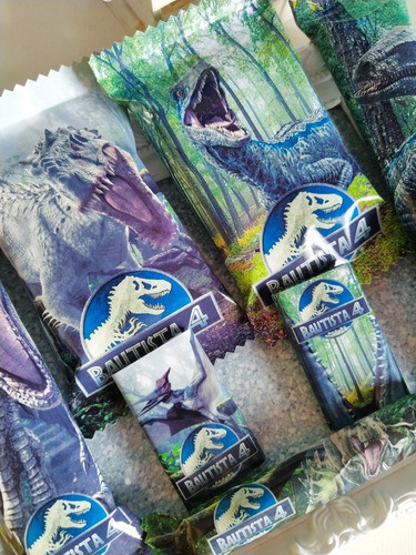 Golosinas Personalizadas Para 10 Chicos Jurassic World 1