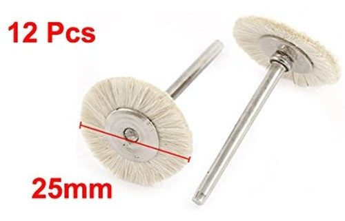 Cerdas De 1 Pulgada Pulido Pulido Ruedas Cepillos Blanco 12p 1