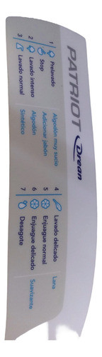Lamina Panel Cont.lav.patriot 57 Ca Troq 0